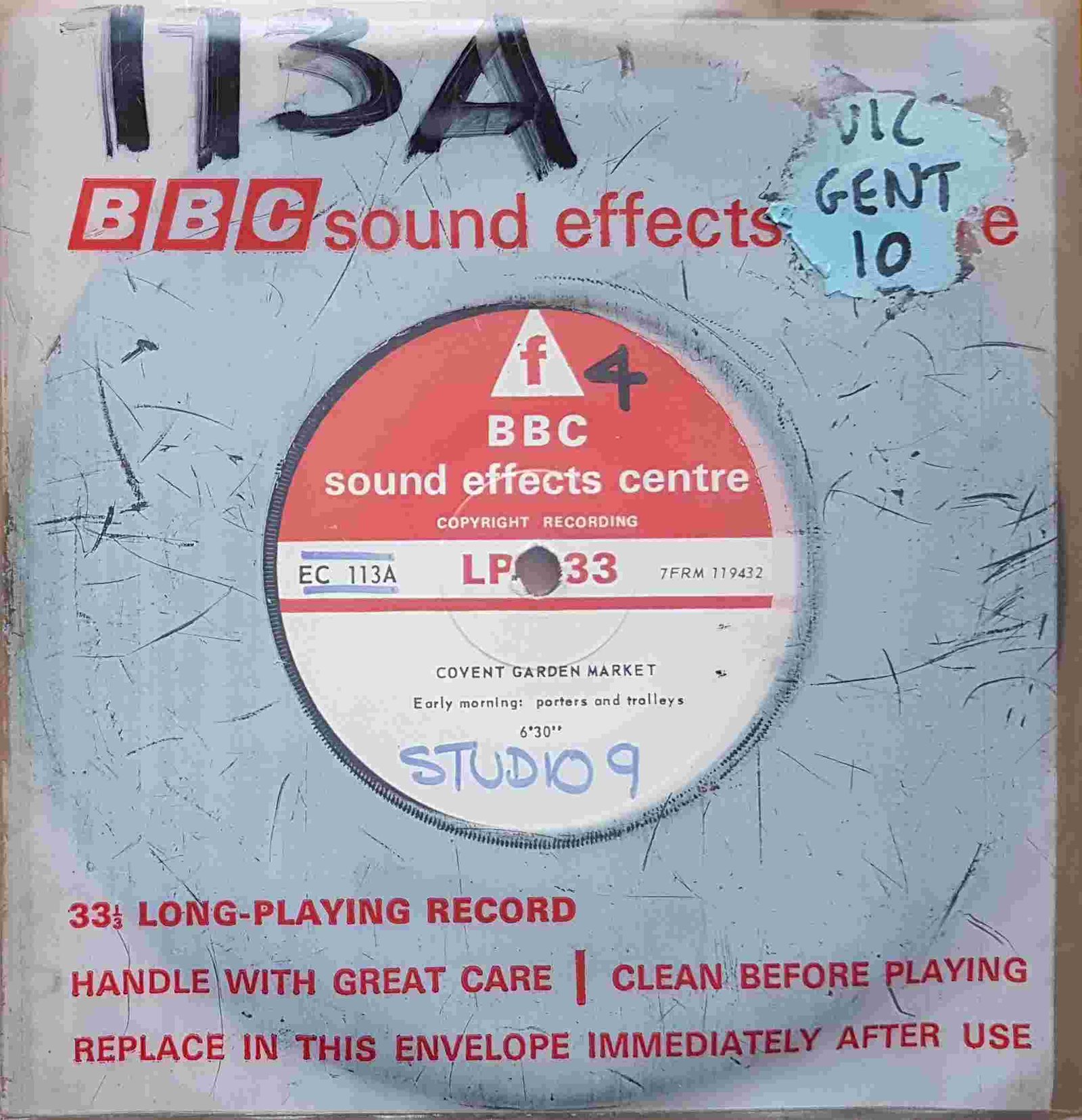 Picture of EC 113A Covent Garden market by artist Not registered from the BBC records and Tapes library